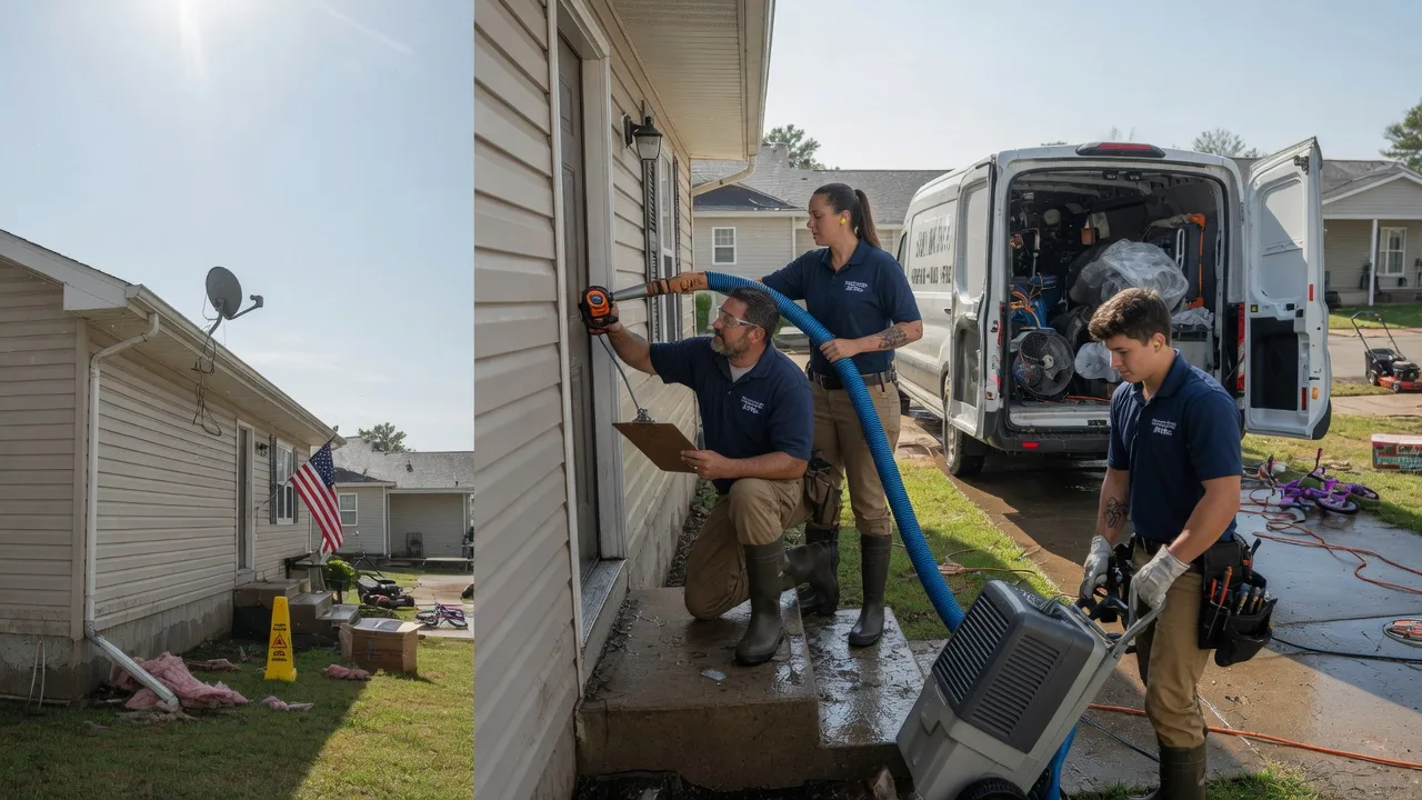 Ceiling Water Damage Restoration in Mountain View, AR near me